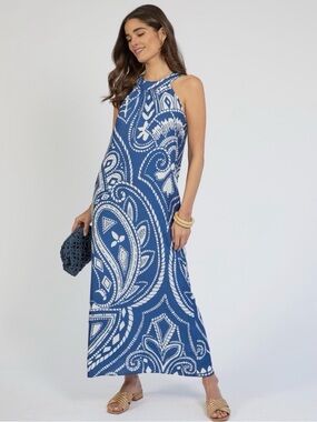 J. McLaughlin Leda Silk Blend Dress